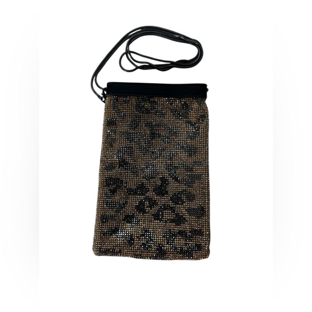 Vince Camuto Black and gold phone case, Crossbody Bag